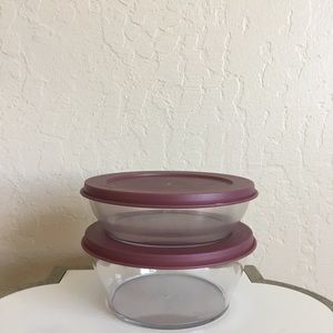 Tupperware storage containers